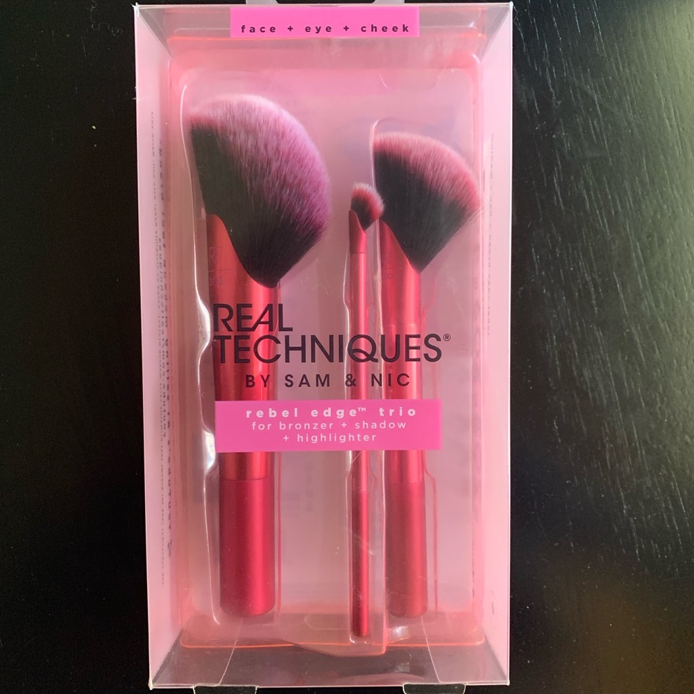 Real Techniques Makeup Brushes, Rebel Edge Trio